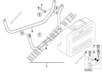 Set case holder for BMW F 650 GS from 2003