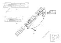 Tail trim for BMW F 650 GS from 2003