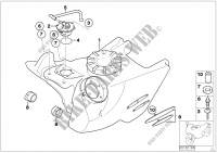 Fuel tank/attaching parts for BMW Motorrad F 650 GS from 2003