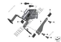 Holder, ignition/steering lock Frame and mounting parts C 650 bmw-motorcycle 2011  55883