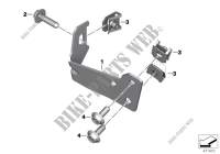Clothes holder, right for BMW Motorrad G 310 GS from 2016
