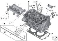 Cylinder head for BMW Motorrad F 650 GS from 2006