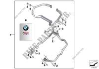 Set, case holder, Vario case for BMW F 650 GS from 2006
