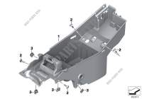 Battery tray for BMW Motorrad G 310 GS from 2016